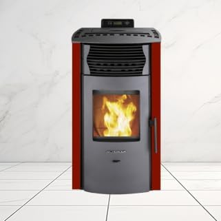 Schenger HP51 Pelletofen (Rot) [Energieklasse A+]